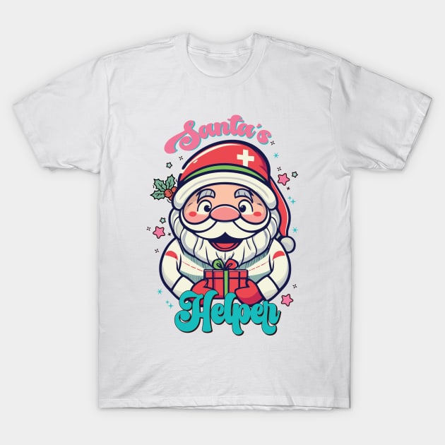 Santa's Favorite Helper T-Shirt by MZeeDesigns